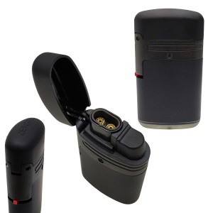 ACENDEDOR ZENGAZ DOUBLE JET PRETO REF: ZL-2A