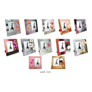 PORTA RETRATO EM MADEIRA. TAM:10X15CM