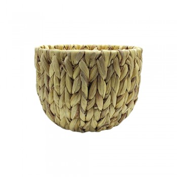 CESTA ORGANIZADORA REDONDA DE FIBRA NATURAL 13X17CM REF: 5663