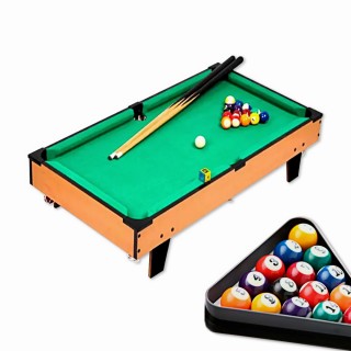 JOGO MINI MESA DE BILHAR EM MADEIRA REF: ZJFQ-2769