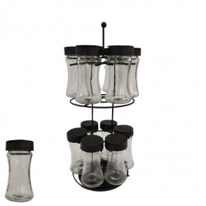 PORTA TEMPERO EM METAL COM 12 POTES  REF: BRJC-10183 PORTA TEMPERO EM METAL COM 12 POTES  REF: BRJC-10183