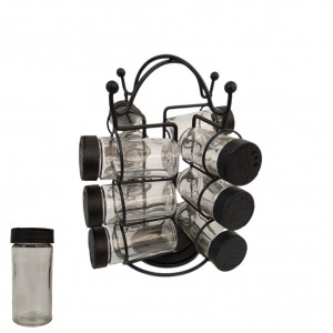 PORTA TEMPERO EM METAL COM 12 POTES  REF: BRJC-10185 PORTA TEMPERO EM METAL COM 12 POTES  REF: BRJC-10185