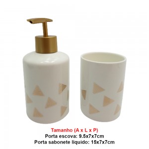 KIT DE BANHEIRO 2PCS REF:BRCT-10378 KIT DE BANHEIRO 2PCS REF:BRCT-10378