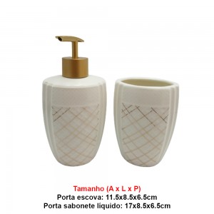 KIT DE BANHEIRO 2PCS REF:BRCT-10379 KIT DE BANHEIRO 2PCS REF:BRCT-10379
