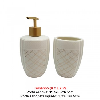 KIT DE BANHEIRO 2PCS REF:BRCT-10379