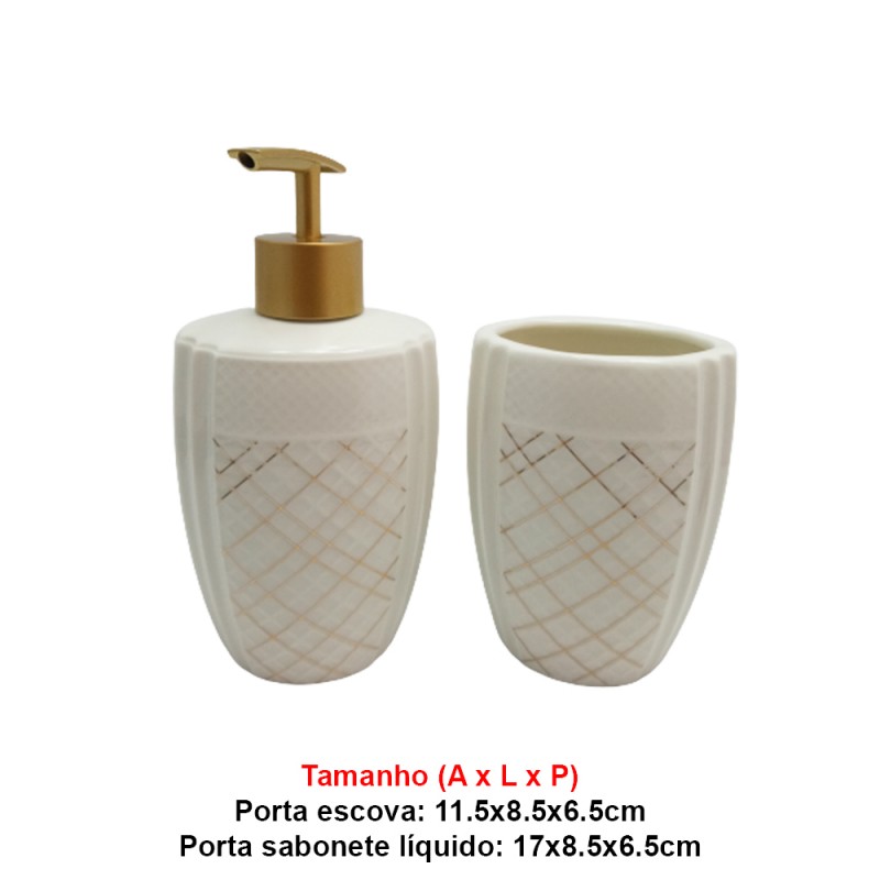 KIT DE BANHEIRO 2PCS REF:BRCT-10379