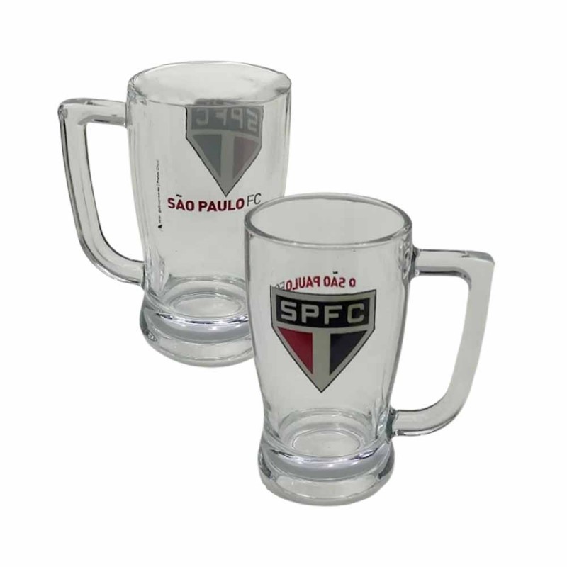 CANECA MODELO SÃO PAULO EM VIDRO 340ML REF: 5901036 CANECA MODELO SÃO PAULO EM VIDRO 340ML REF: 5901036