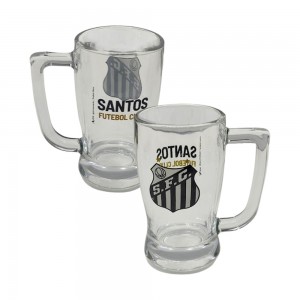 CANECA MODELO SANTOS EM VIDRO 340ML REF: 5901037 CANECA MODELO SANTOS EM VIDRO 340ML REF: 5901037