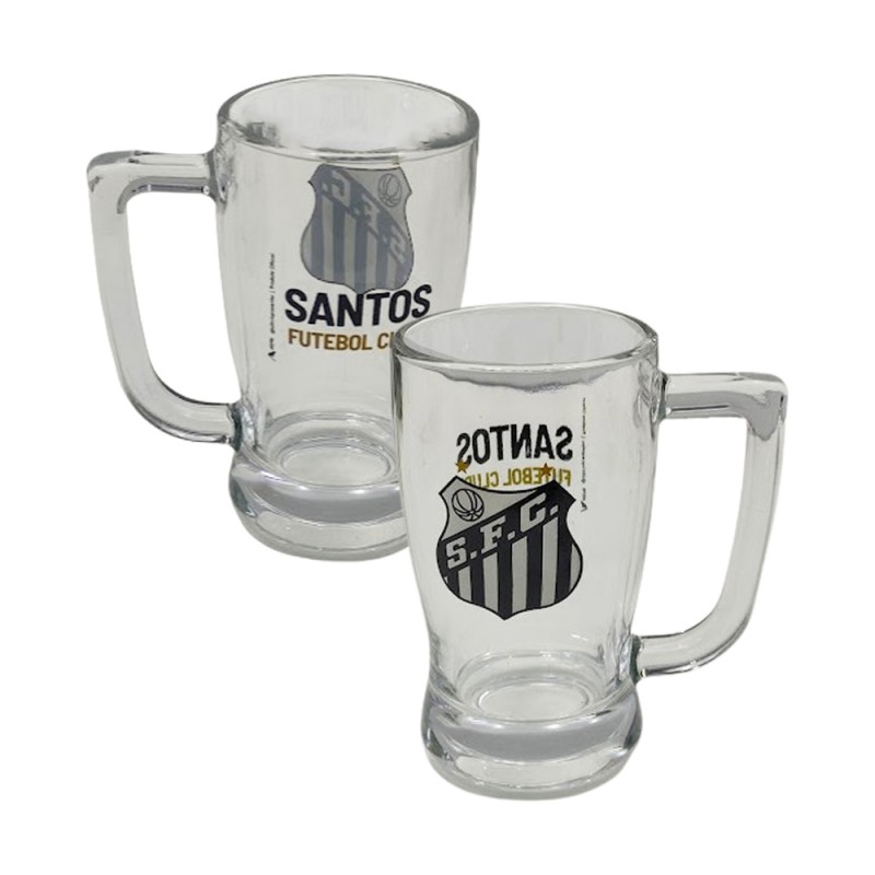 CANECA MODELO SANTOS EM VIDRO 340ML REF: 5901037