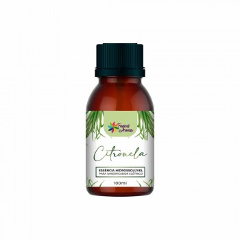 ESSÊNCIA PARA UMIDIFICADOR ELÉTRICO HIDROSSOLÚVEL CITRONELA 100ML REF: 5939516 ESSÊNCIA PARA UMIDIFICADOR ELÉTRICO HIDROSSOLÚVEL CITRONELA 100ML REF: 5939516