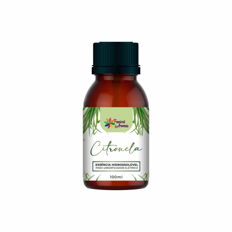 ESSÊNCIA PARA UMIDIFICADOR ELÉTRICO HIDROSSOLÚVEL CITRONELA 100ML REF: 5939516 ESSÊNCIA PARA UMIDIFICADOR ELÉTRICO HIDROSSOLÚVEL CITRONELA 100ML REF: 5939516