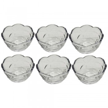 KIT DE BOWL COM 6 MODELO SHAFAGH EM VIDRO 305ML REF: BL0782GCL