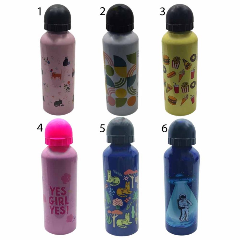 GARRAFA ESTAMPADA EM ALUMÍNIO 500ML REF: 6314