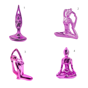 ENFEITE PORCELANA YOGA REF: TCMC-25