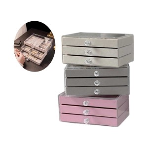 ESTOJO PORTA JOIAS COM GAVETAS ORGANIZADORAS EM ARCRÍLICO REF: 6727 ESTOJO PORTA JOIAS COM GAVETAS ORGANIZADORAS EM ARCRÍLICO REF: 6727