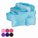 KIT 6 NECESSAIRE ORGANIZADORA EM NYLON REF: DF-TM110021