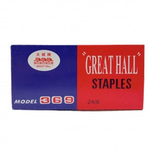 GRAMPO DE METAL 24/6 BOX COM 10 CAIXAS ( 10.000 UNIDADES )