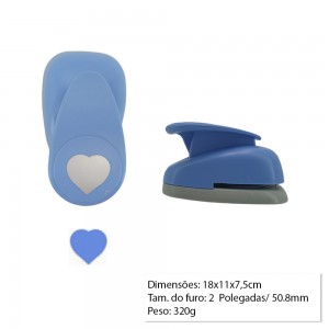 PERFURADOR P/PAPEIS HEART 2  REF:HCP120-220