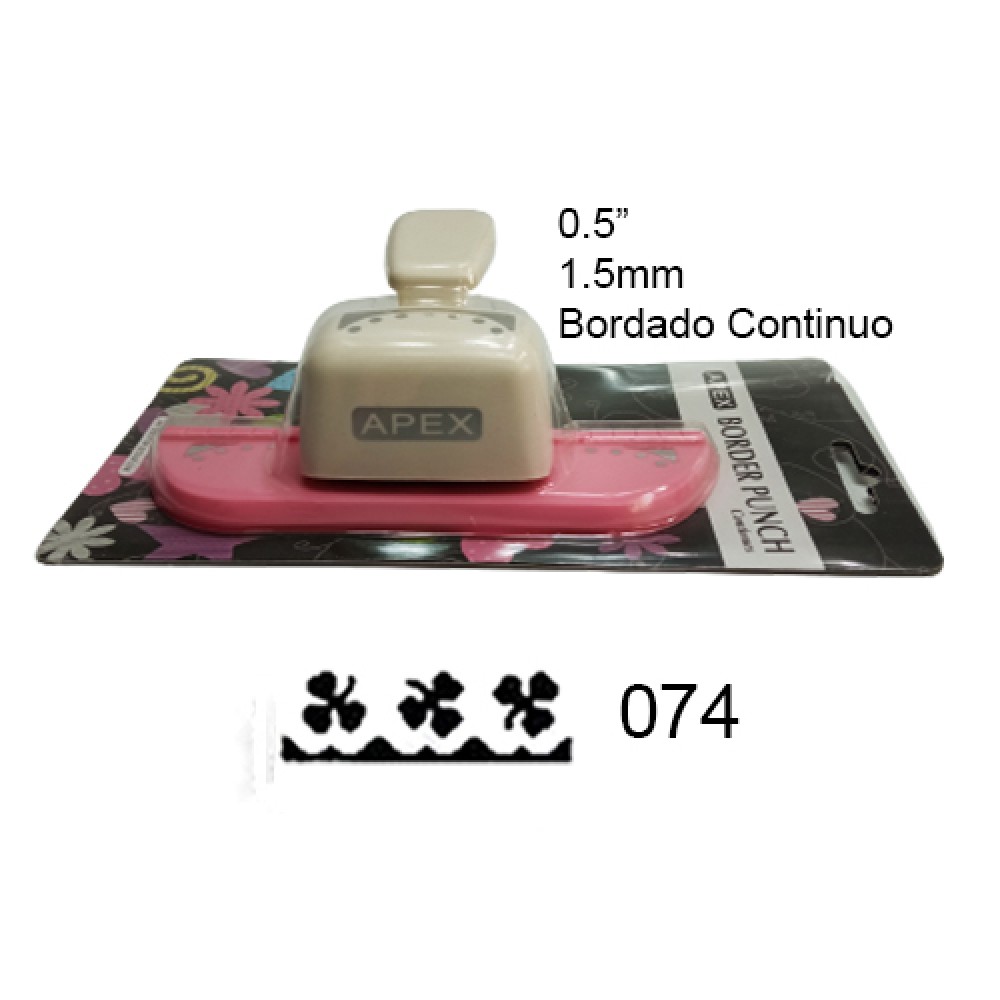 FURADOR 0.5" (1.5MM) COR: ROSA FURO: 074