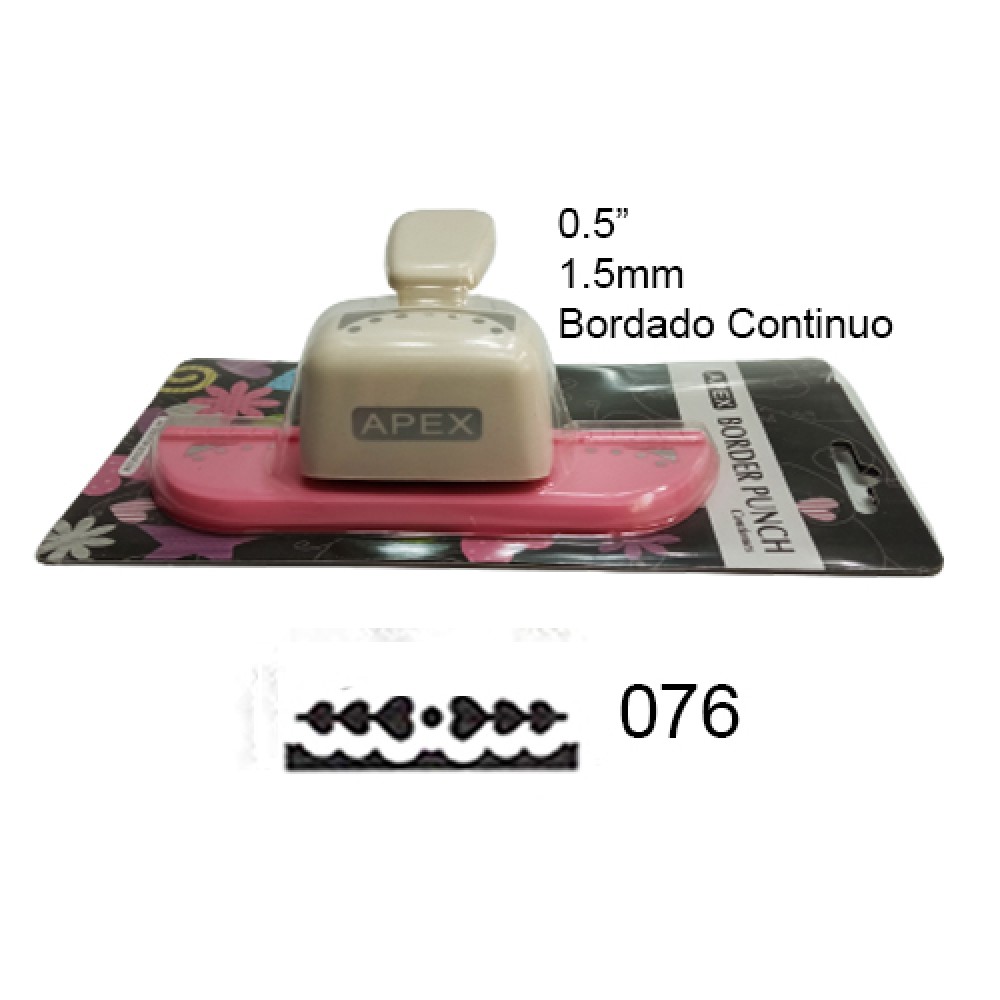 FURADOR 0.5" (1.5MM) COR: ROSA FURO: 076