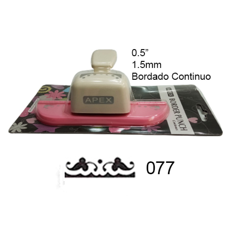 FURADOR 0.5" (1.5MM) COR: ROSA FURO: 077