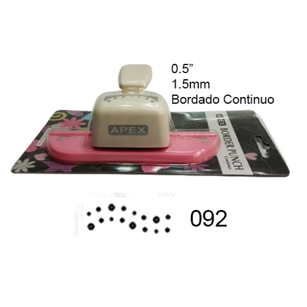 FURADOR 0.5" (1.5MM) COR: ROSA FURO: 092