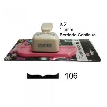FURADOR 0.5" (1.5MM) COR: ROSA FURO: 106