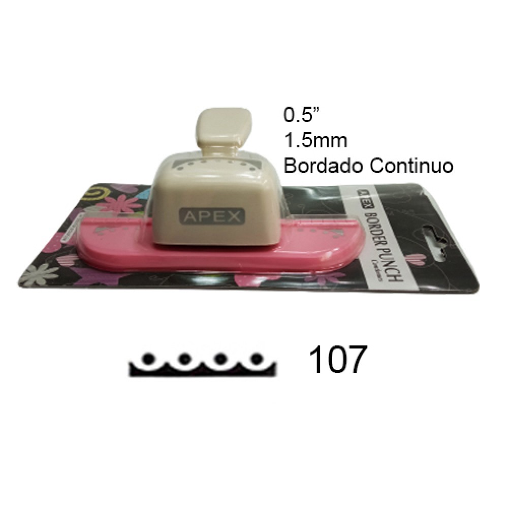 FURADOR 0.5" (1.5MM) COR: ROSA FURO: 107