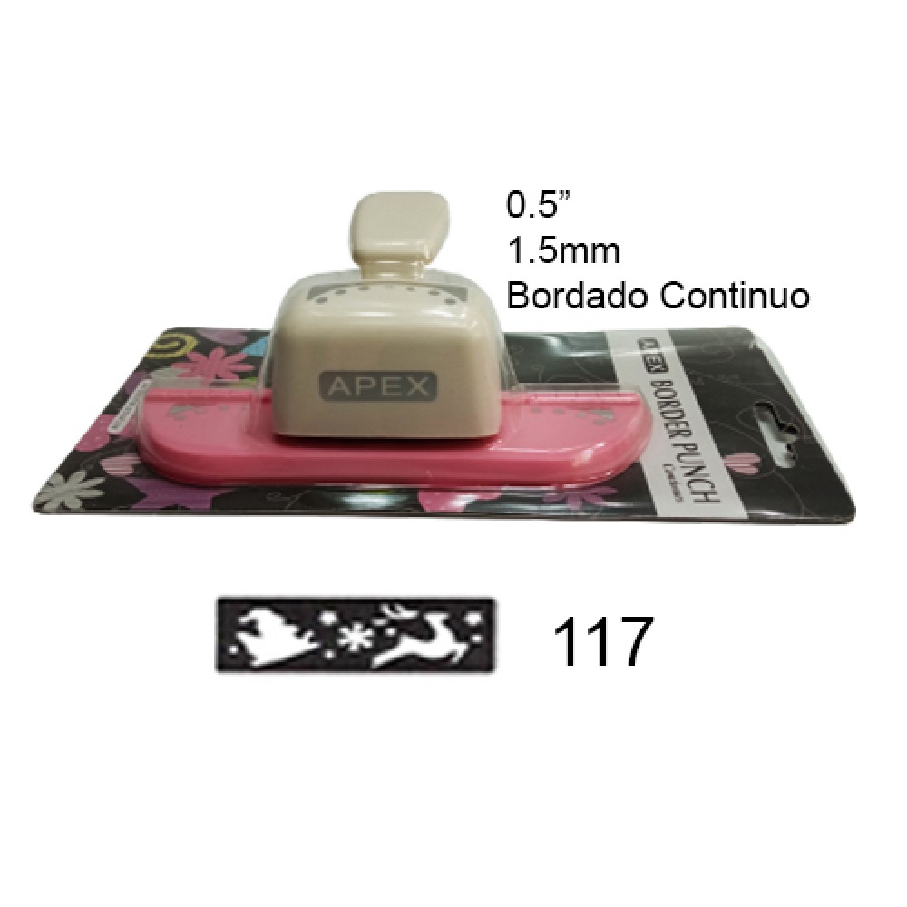 FURADOR 0.5" (1.5MM) COR: ROSA FURO: 117