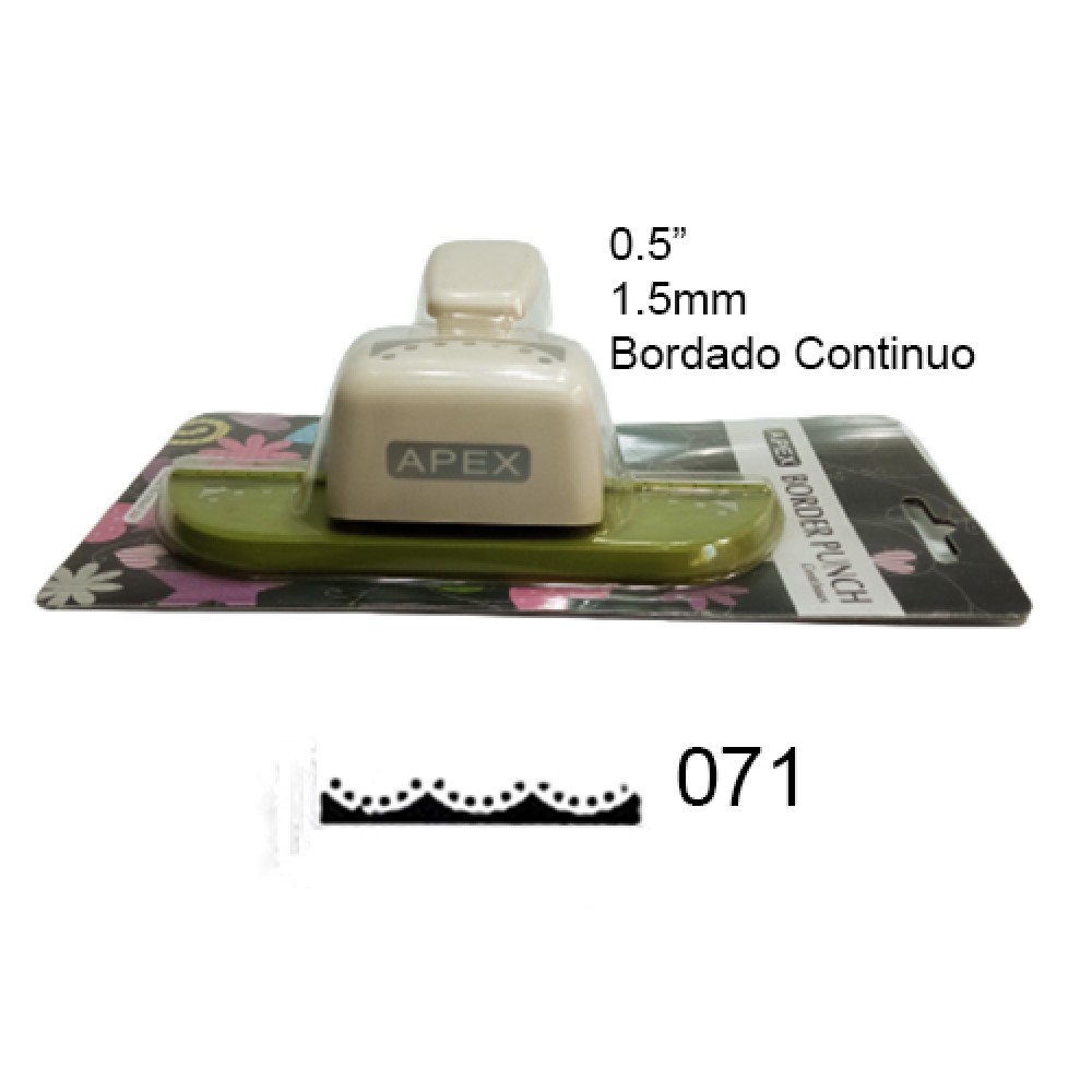 FURADOR 0.5" (1.5MM) COR: VERDE FURO: 071