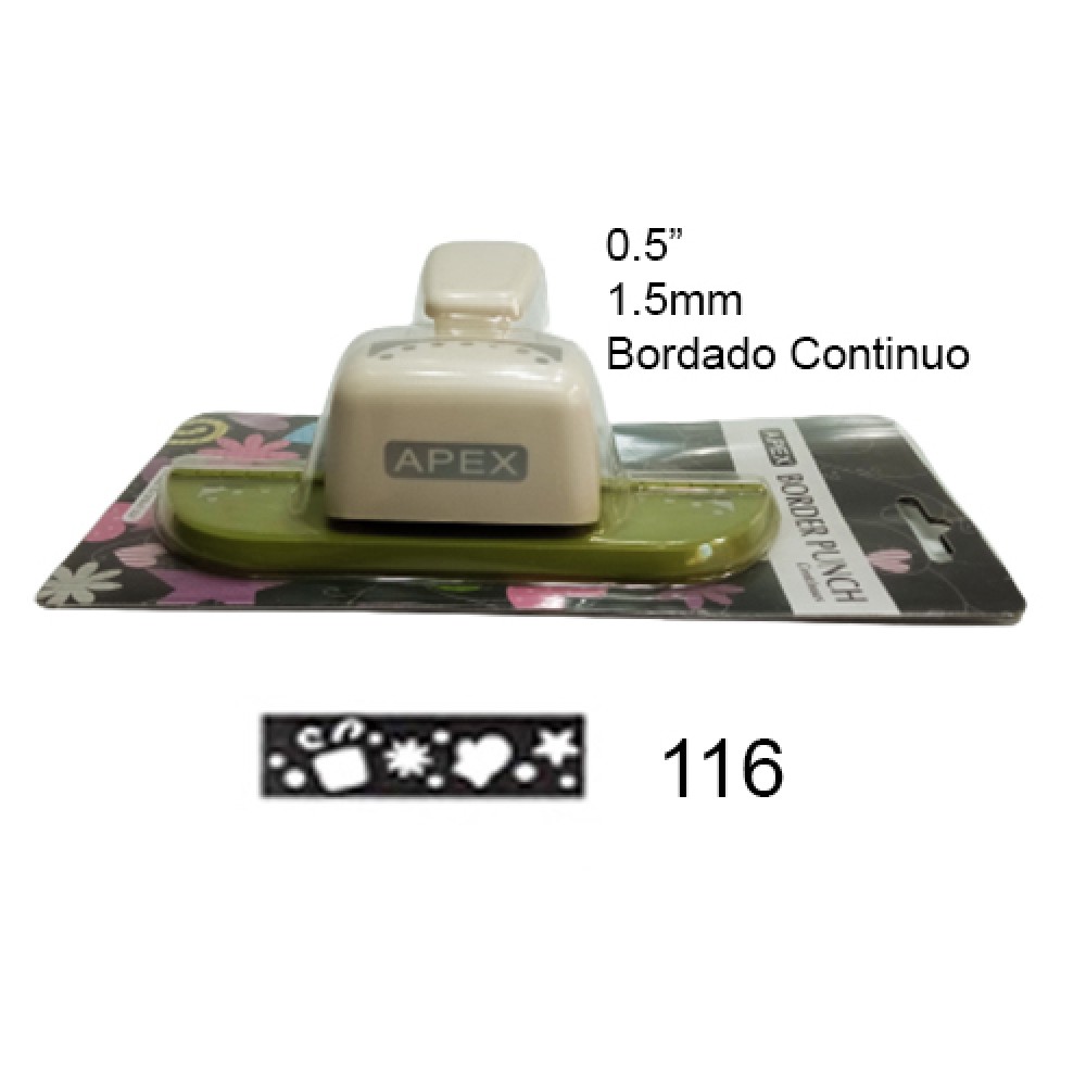 FURADOR 0.5" (1.5MM) COR: VERDE FURO: 116