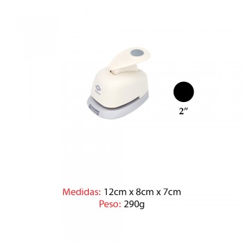 Perfurador Manual Para Papeis 2" REF: HCP-120-254