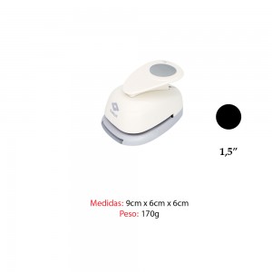 Perfurador Manual Para Papeis 1,5" REF: HCP-115-292