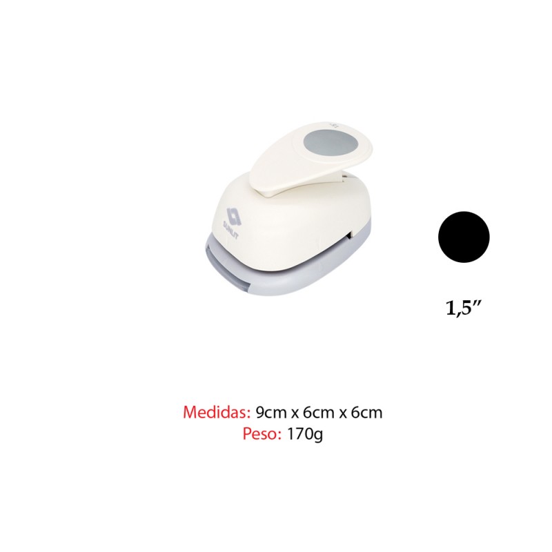 Perfurador Manual Para Papeis 1,5" REF: HCP-115-292 Perfurador Manual Para Papeis 1,5" REF: HCP-115-292