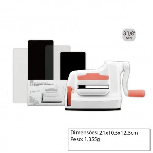 MINI MÁQUINA MANUAL PARA CORTE E EMBOSS  REF: 860-100-019