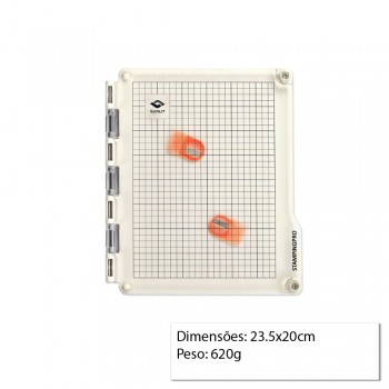 BASE DE APOIO FORMATO A5. TAM: 19.5X1.5X23.5CM REF: 830-002-001