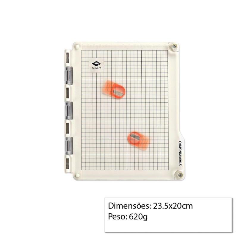 BASE DE APOIO FORMATO A5. TAM: 19.5X1.5X23.5CM REF: 830-002-001