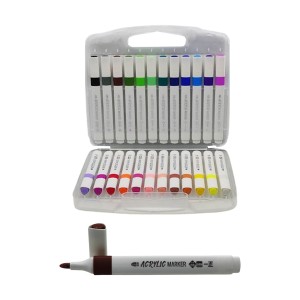 CONJUNTO DE CANETAS PARA DESENHOS ARTÍSTICOS COM 24 CANETAS EM PLÁSTICO REF: APYZ3079