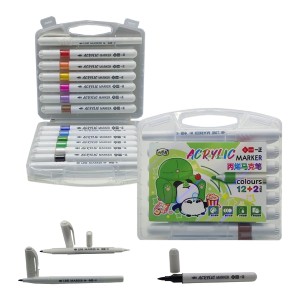 CONJUNTO DE CANETAS ARTÍSTICOS COM 14 CANETAS EM PLÁSTICO REF: APYZ3082