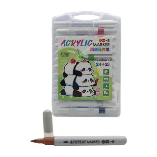 CONJUNTO DE CANETAS PARA DESENHOS ARTÍSTICOS COM 26 CANETAS EM PLÁSTICO REF: APYZ3083
