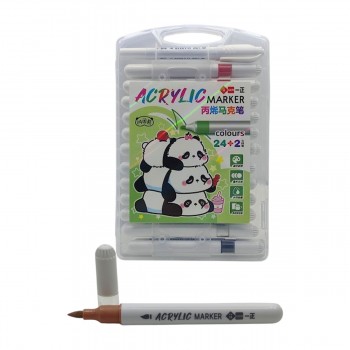 CONJUNTO DE CANETAS PARA DESENHOS ARTÍSTICOS COM 26 CANETAS EM PLÁSTICO REF: APYZ3083