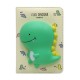 CADERNO COM CAPA SQUISHY MODELO DINOSSAURO COM 128 FOLHAS REF: APIG6036 CADERNO COM CAPA SQUISHY MODELO DINOSSAURO COM 128 FOLHAS REF: APIG6036