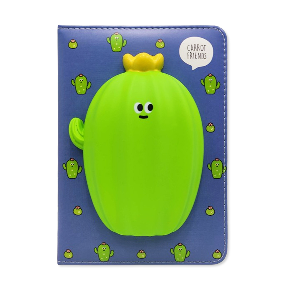CADERNO COM CAPA SQUISHY MODELO CACTO COM 128 FOLHAS REF: APIG6041 CADERNO COM CAPA SQUISHY MODELO CACTO COM 128 FOLHAS REF: APIG6041