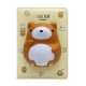 CADERNO COM CAPA SQUISHY MODELO URSO COM 128 FOLHAS REF: APIG6049