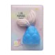 CADERNO COM CAPA SQUISHY MODELO SEREIA COM 128 FOLHAS REF: APIG6057