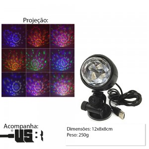 LUMINÁRIA PROJETOR EM PLÁSTICO REF: KB2