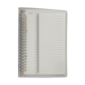 CADERNO ESPIRAL COM CAPA TRANSPARENTE A5 COM 60 FOLHAS REF: AP170901 CADERNO ESPIRAL COM CAPA TRANSPARENTE A5 COM 60 FOLHAS REF: AP170901