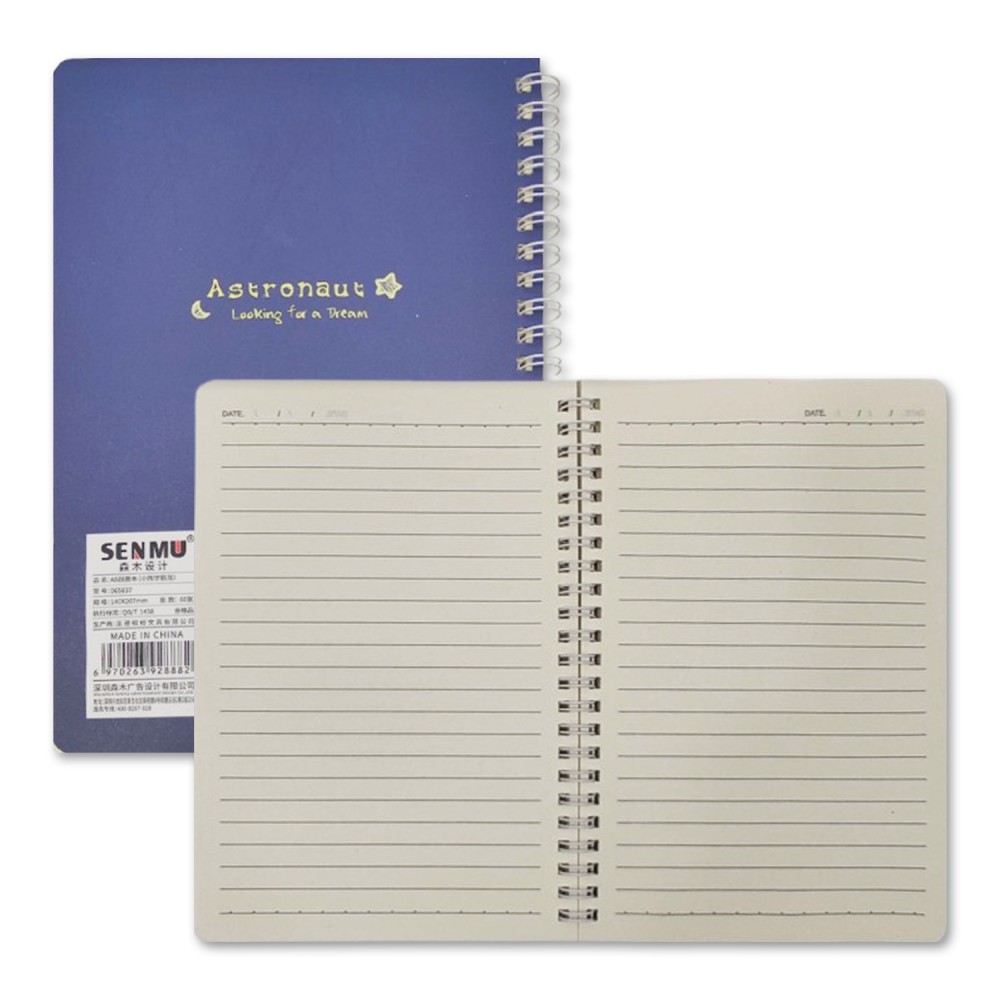 CADERNO ESPIRAL A5 PARA ANOTAÇÕES COM 60 FOLHAS REF: AP065837