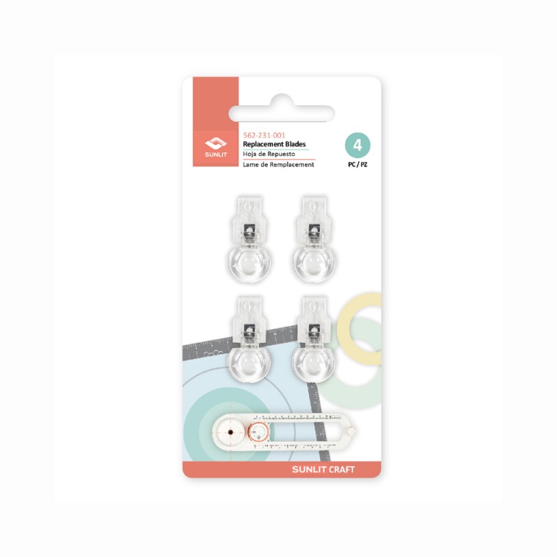 KIT COM 4 LAMINAS CIRCULAR CORTADORAS EM PLÁSTICO REF: 561-206-401 KIT COM 4 LAMINAS CIRCULAR CORTADORAS EM PLÁSTICO REF: 561-206-401