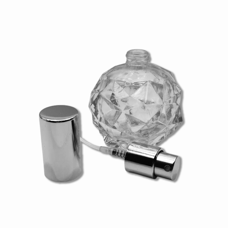 PORTA PERFUME EM VIDRO COM TAMPA 80ML REF: 2218-T-1904